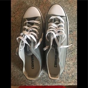 Converse shoes, grey, mens6 womens7.5